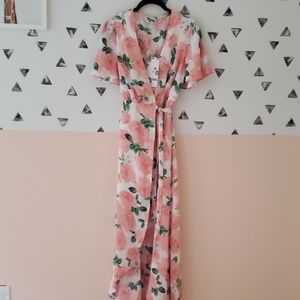 SHOW ME YOUR MUMU Marianne Rose Sheen Dress